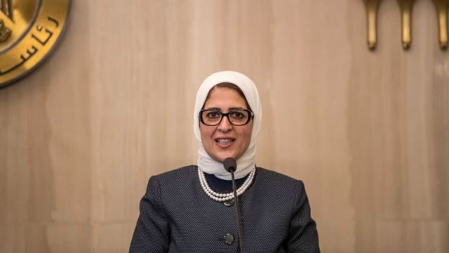 عاجل اصابة وزيرة الصحة في مصر بأزمة قلبية
