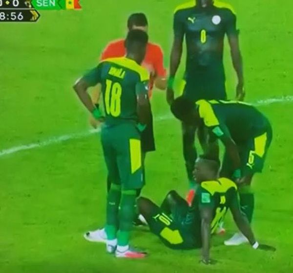 اصابة ساديو ماني في مباراة السنغال وتوجو