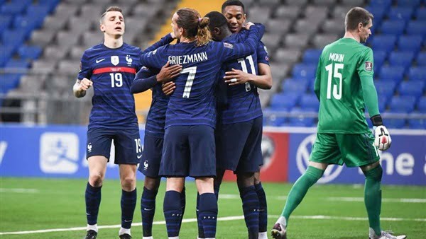 رسمي تشكيل منتخب فرنسا في مواجهة فنلندا