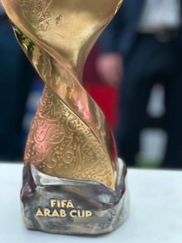 شاهد بالصور شكل مجسم كأس العرب 2021