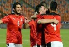أفشة يحرز الهدف الأول لمصر في مرمى لبنان