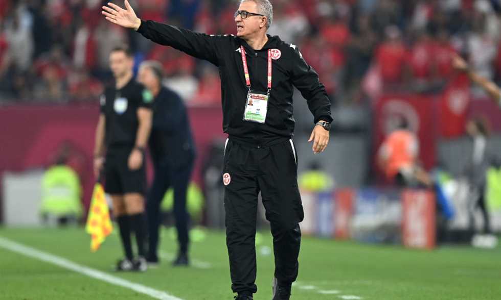 تعليق مدرب تونس بعد خسارة نهائي كأس العرب أمام الجزائر