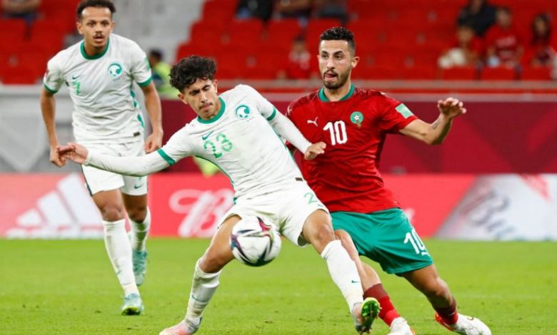 تقييم لاعبي المغرب والسعودية في مباراة اليوم في كأس العرب