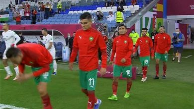 شاهد محمد الناهيري يحرز هدف المغرب الأول أمام فلسطين