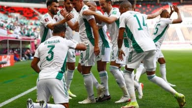 ملخص ونتيجة الشوط الأول الجزائر والسودان في كأس العرب