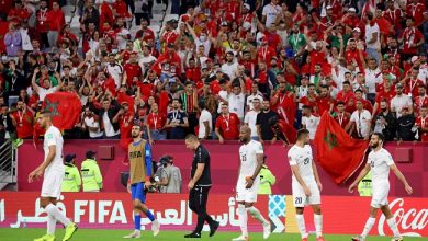 ملخص ونتيجة مباراة المغرب وفلسطين برباعية في كأس العرب