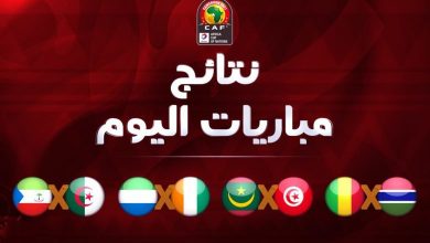 نتائج مباريات كأس أمم إفريقيا اليوم الأحد 16 يناير