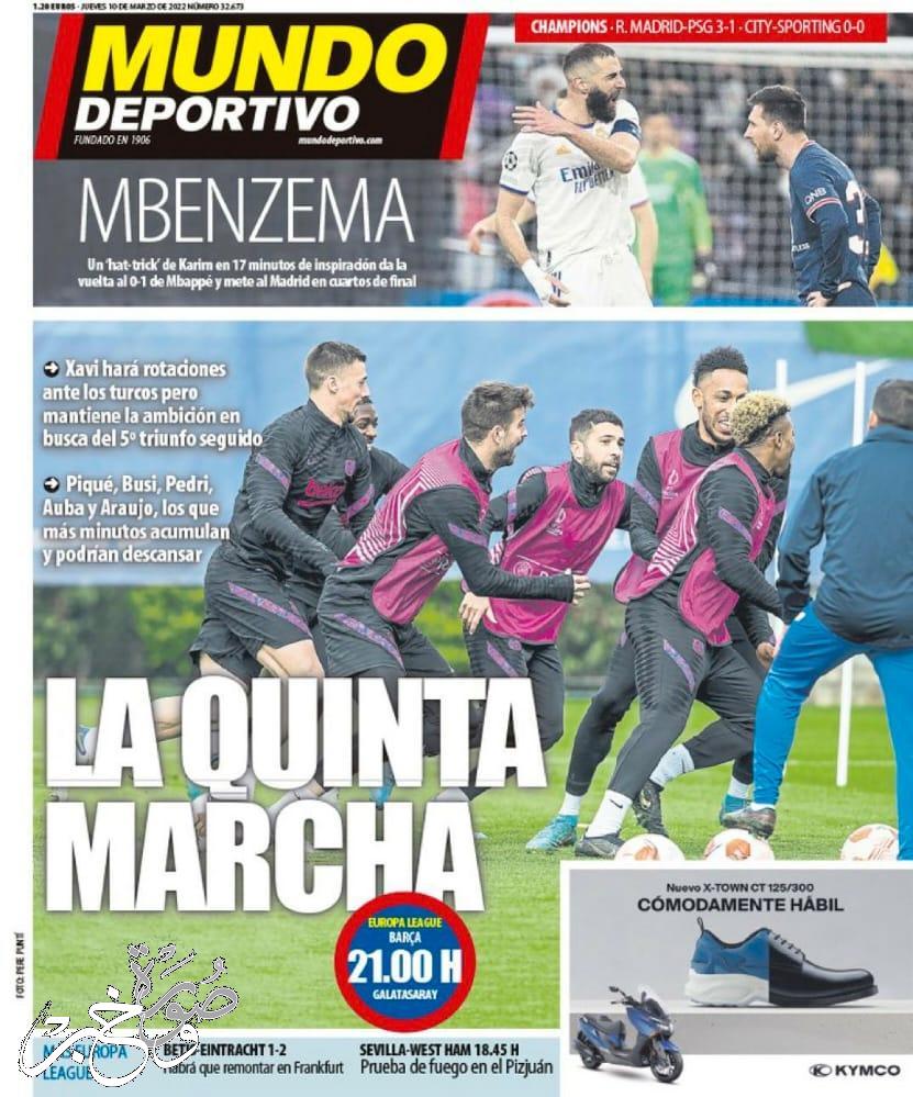 عناوين الصحف الرياضية بعد ريمونتادا ريال مدريد على باريس سان جيرمان