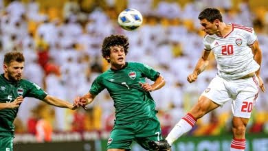 موعد مباراة العراق والإمارات غداً الخميس في تصفيات كأس العالم 2022 والقنوات الناقلة