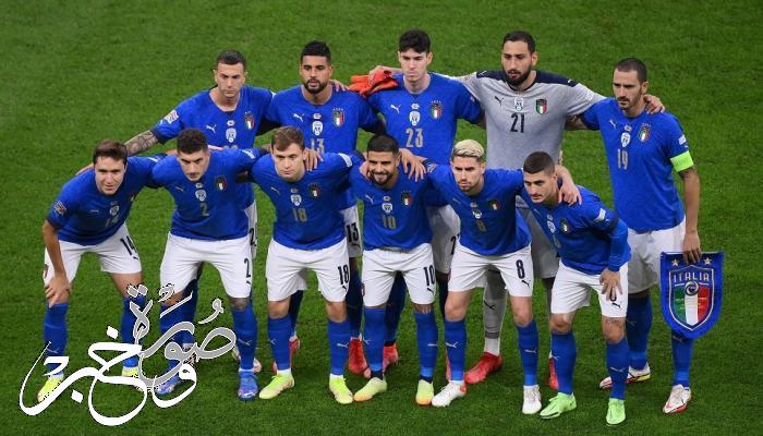 تردد القنوات المجانية الناقلة لمباراة إيطاليا ومقدونيا الشمالية في تصفيات كأس العالم 2022