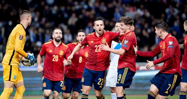 تشكيل منتخب إسبانيا الرسمي أمام التشيك اليوم