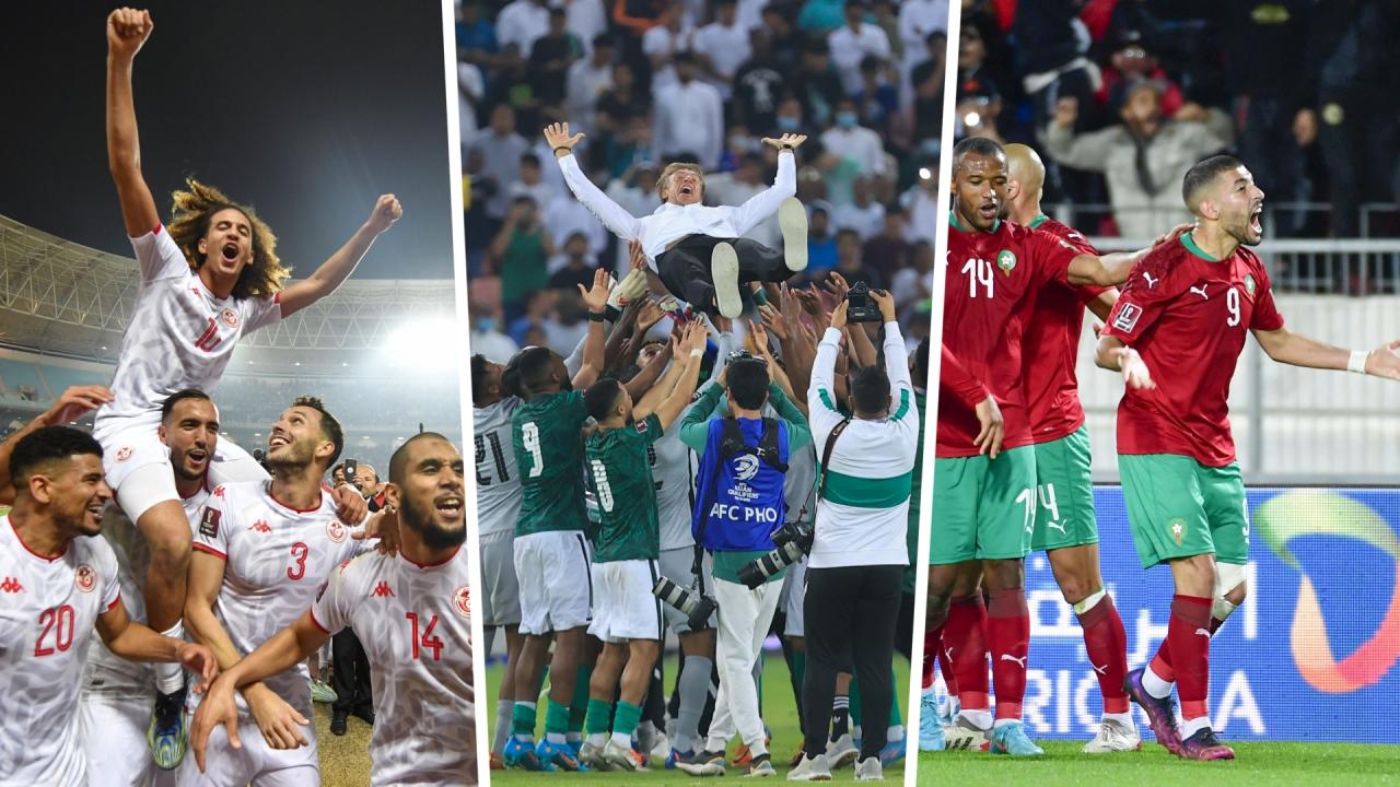 ترتيب المنتخبات العربية في تصنيف الفيفا يونيو 2022
