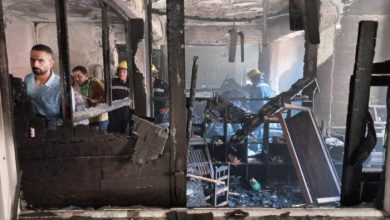 عدد ضحايا حريق كنيسة أبو سيفين
