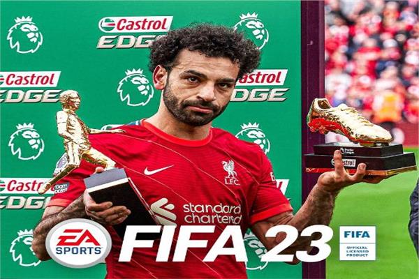 بطاقة محمد صلاح وتقييمه في لعبة FIFA 23