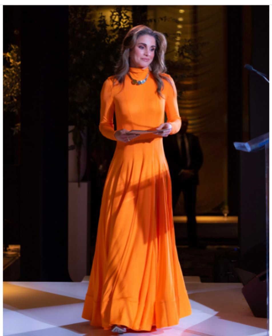 سعر فستان الملكة رانيا في عشاء مؤسسة كيرينغ