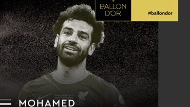 ترتيب ​محمد صلاح في الكرة الذهبية الرسمي