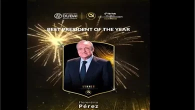 فلورنتينو بيريز أفضل رئيس ناد في جلوب سوكر 2022