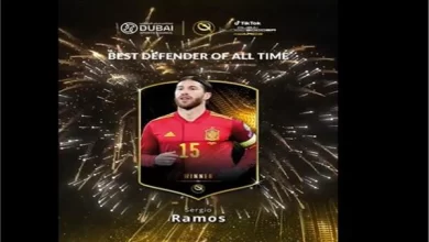 راموس أفضل مدافع في التاريخ في جلوب سوكر 2022