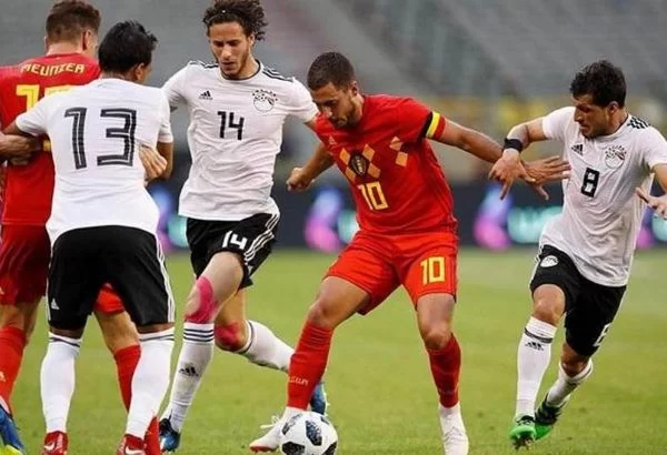 بالتردد 4 قنوات مفتوحة تبث مباراة مصر وبلجيكا