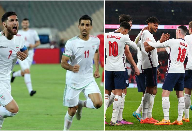موعد مباراة إنجلترا وإيران القادمة في كأس العالم 2022 والقنوات الناقلة