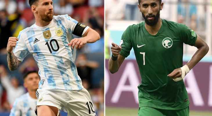 أهم الأرقام قبل مباراة ومواجهة الأرجنتين والسعودية