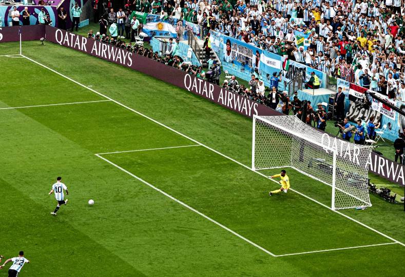 بالفيديو شاهد أهداف مباراة السعودية والأرجنتين