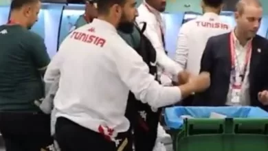 بالفيديو كيف ترك منتخب تونس غرفة ملابسه بعد مباراته مع الدنمارك