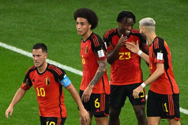 معلقي مباراة المغرب وبلجيكا في كأس العالم