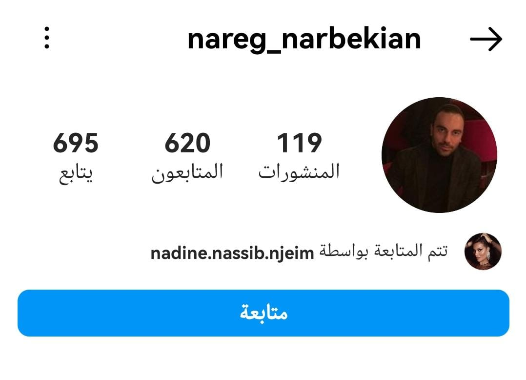 من هو خطيب نادين نسيب نجيم