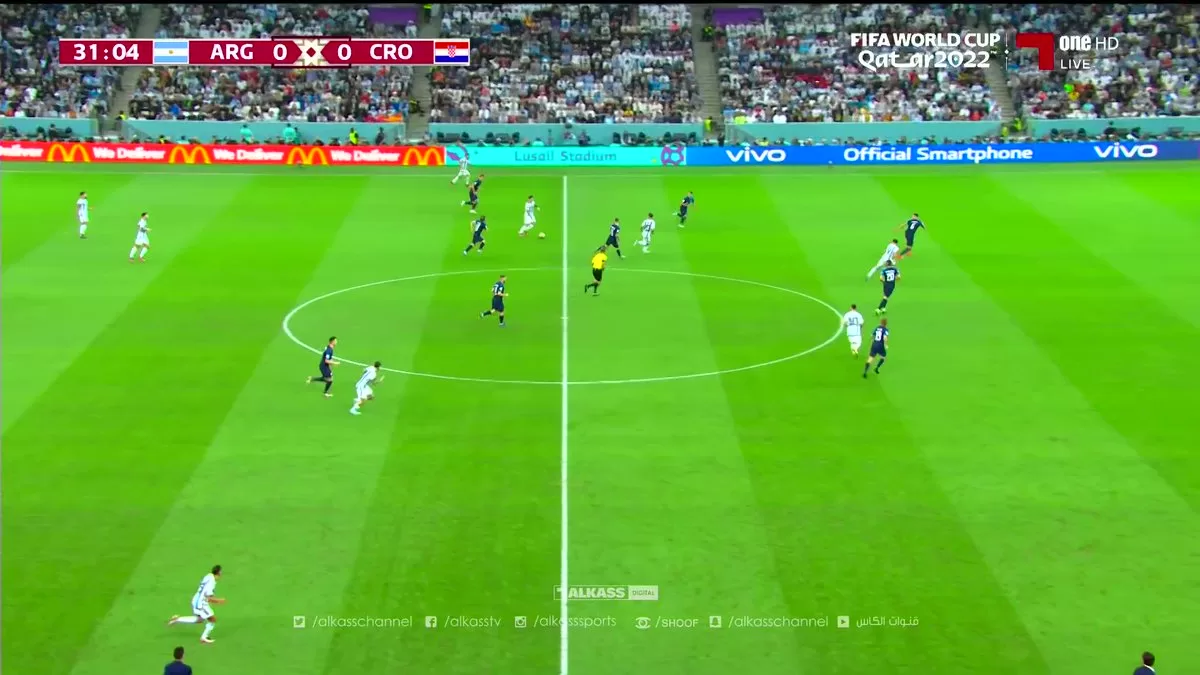 بالفيديو هدف الأرجنتين الأول في كرواتيا